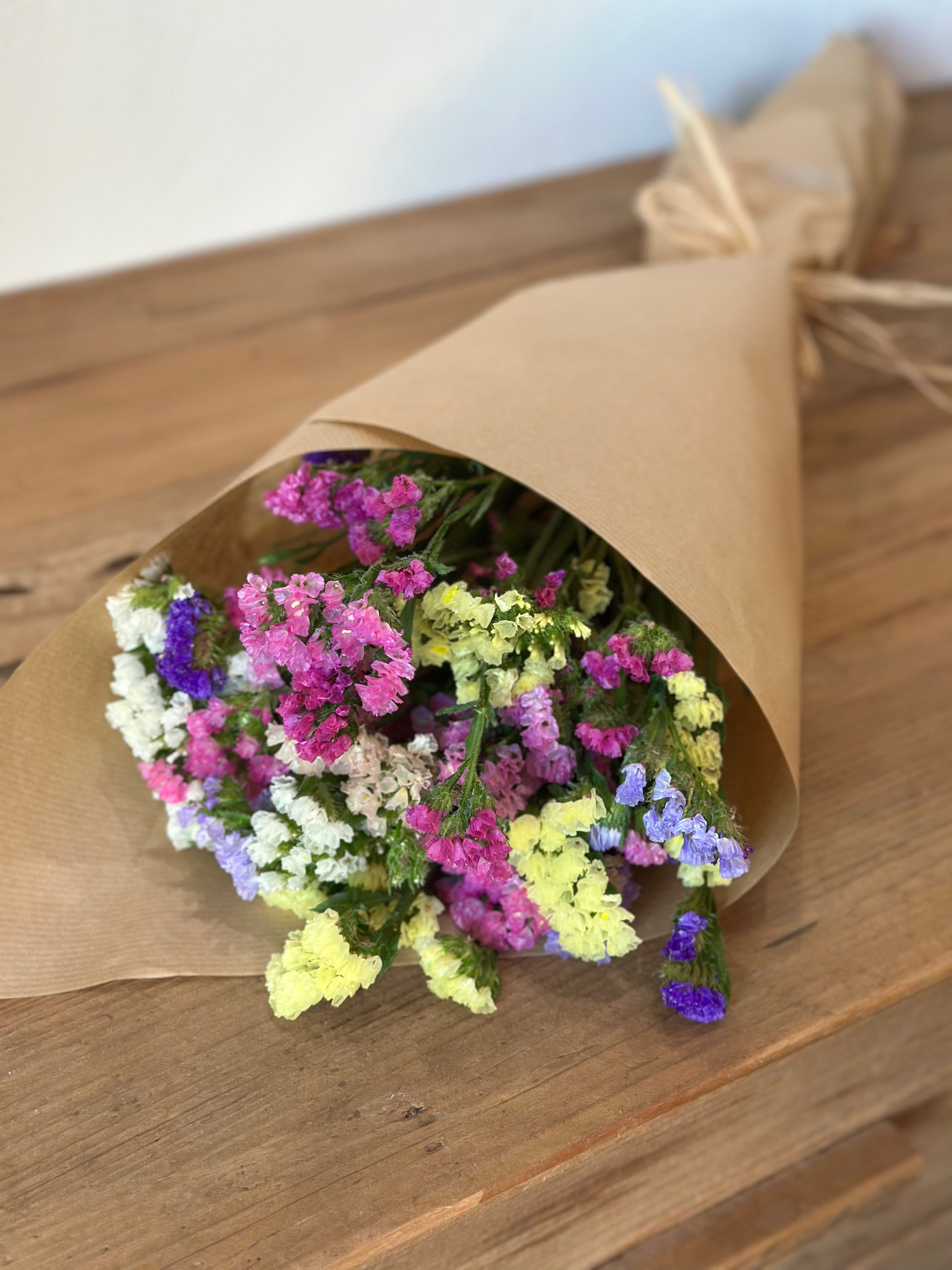 Μπουκέτο με πολύχρωμα αμάραντα